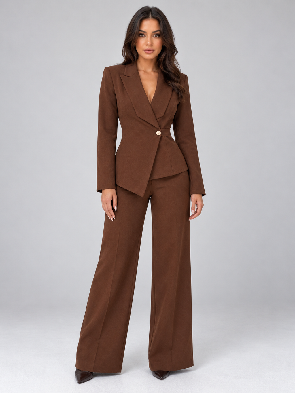 Pantsuit in Brown