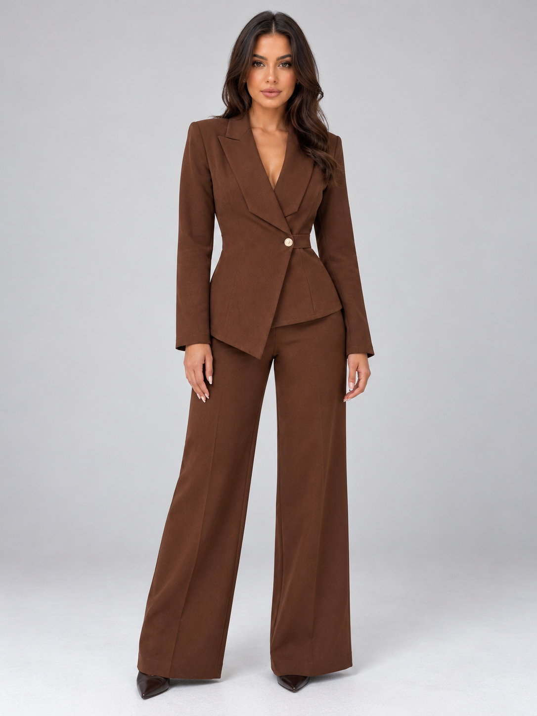 Pantsuit in Brown