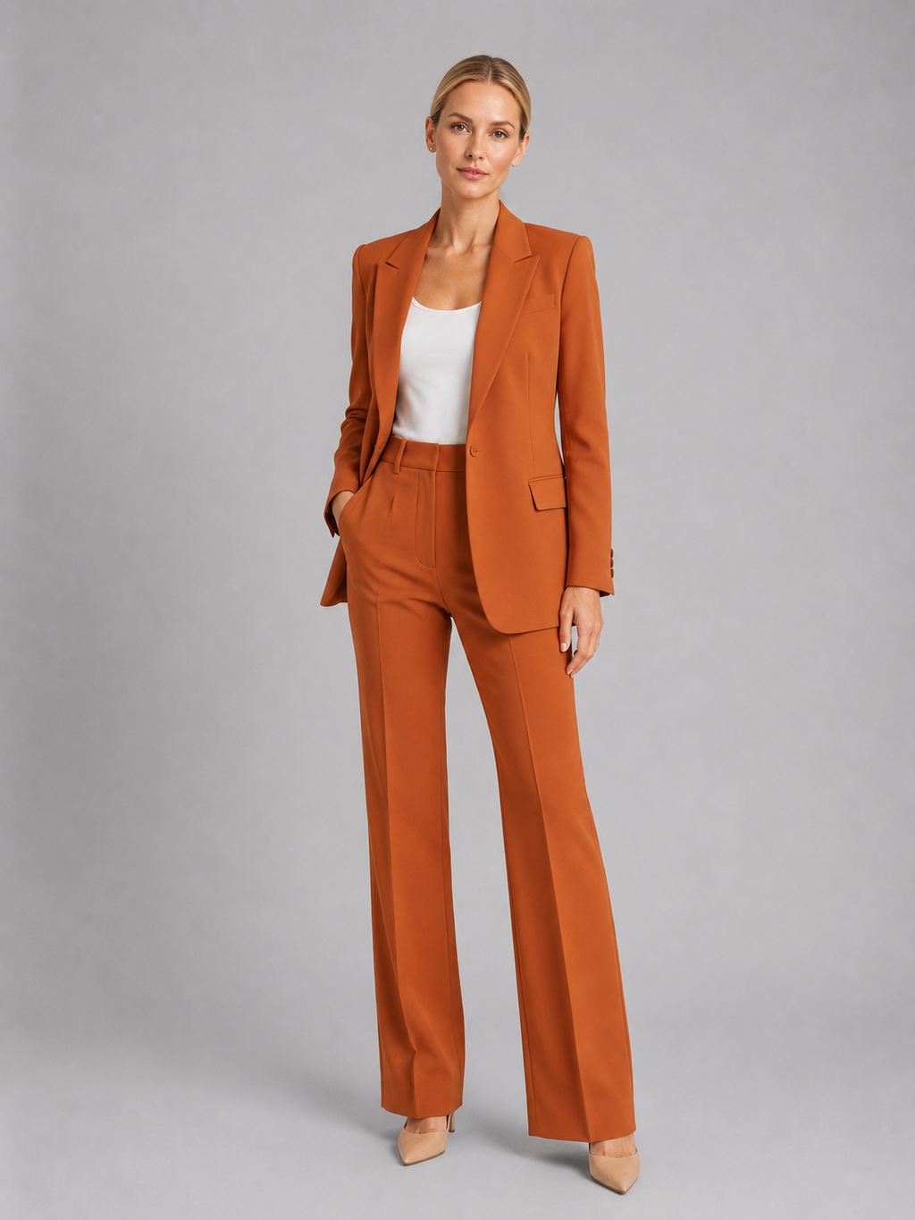Fancy Pantsuit in Brown