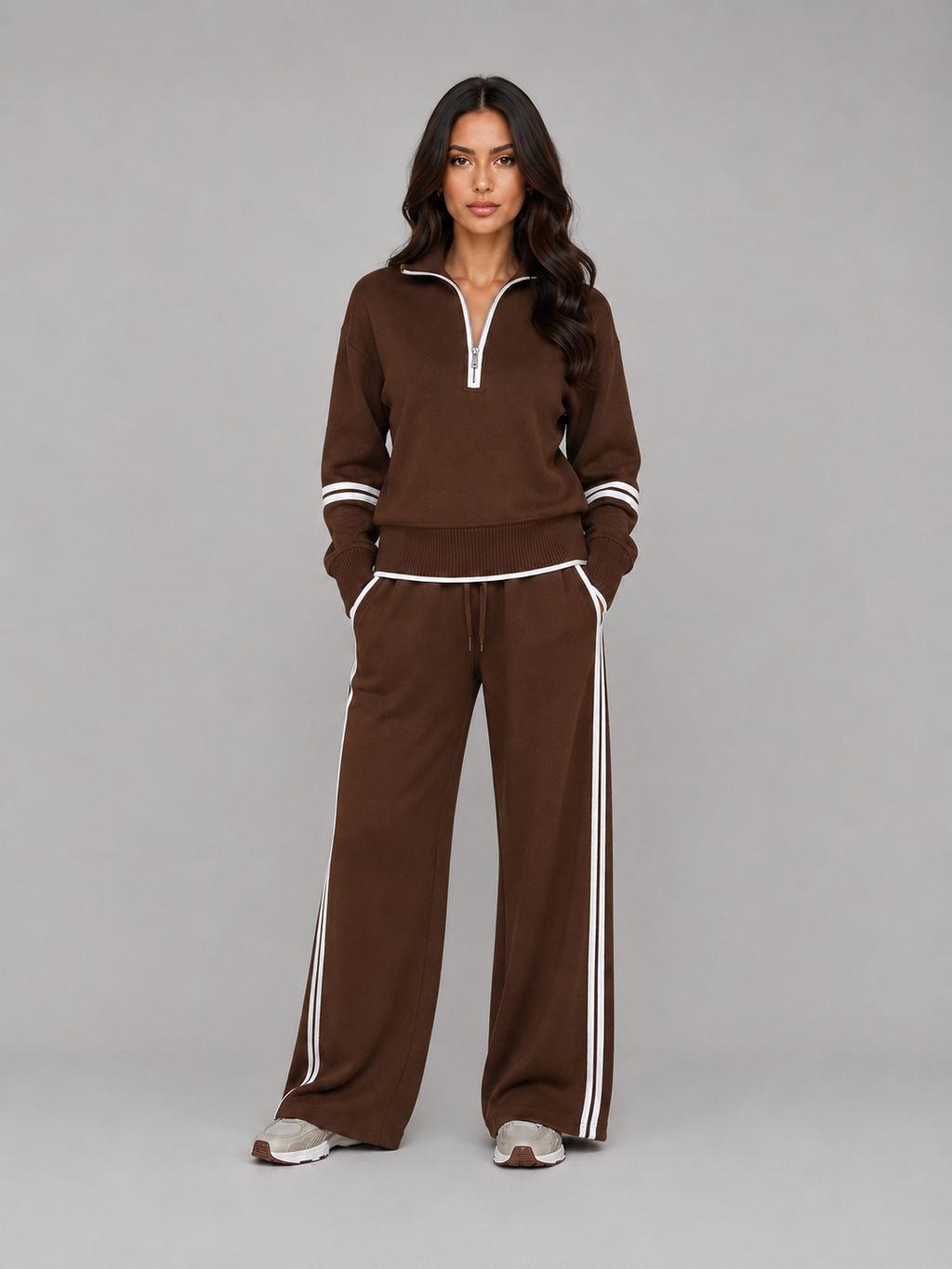 Women's Lounge Set in Brown