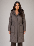 Puffer Jacket in Brown