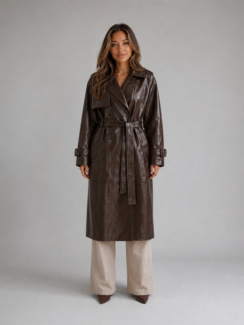 Coat in Brown