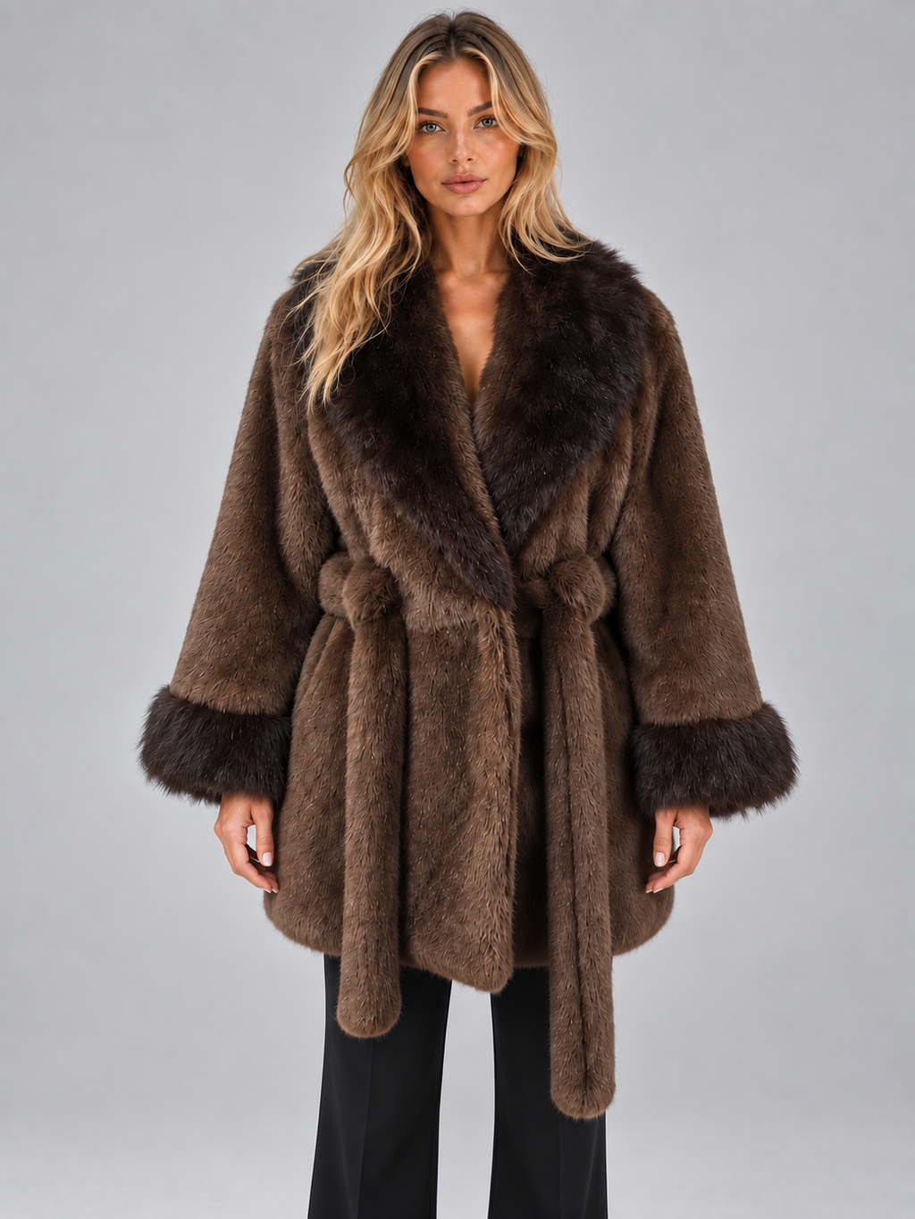 Coat in Brown