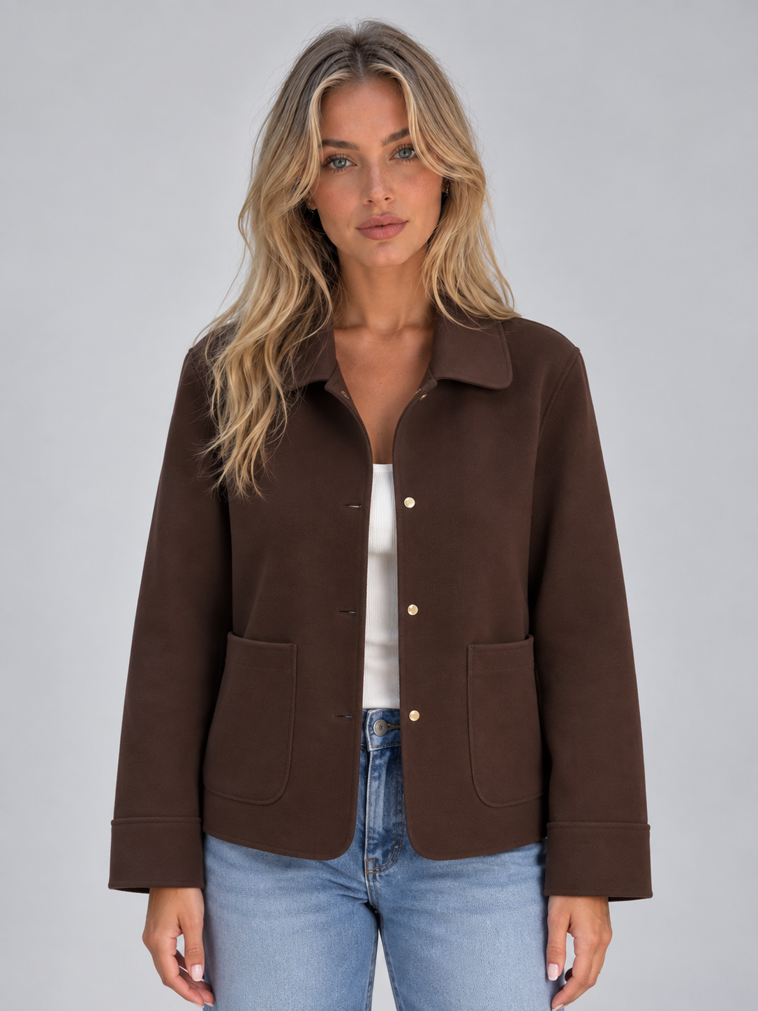 Jacket in Brown