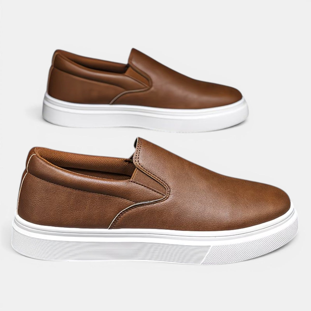 Slip-On Sneaker in Brown