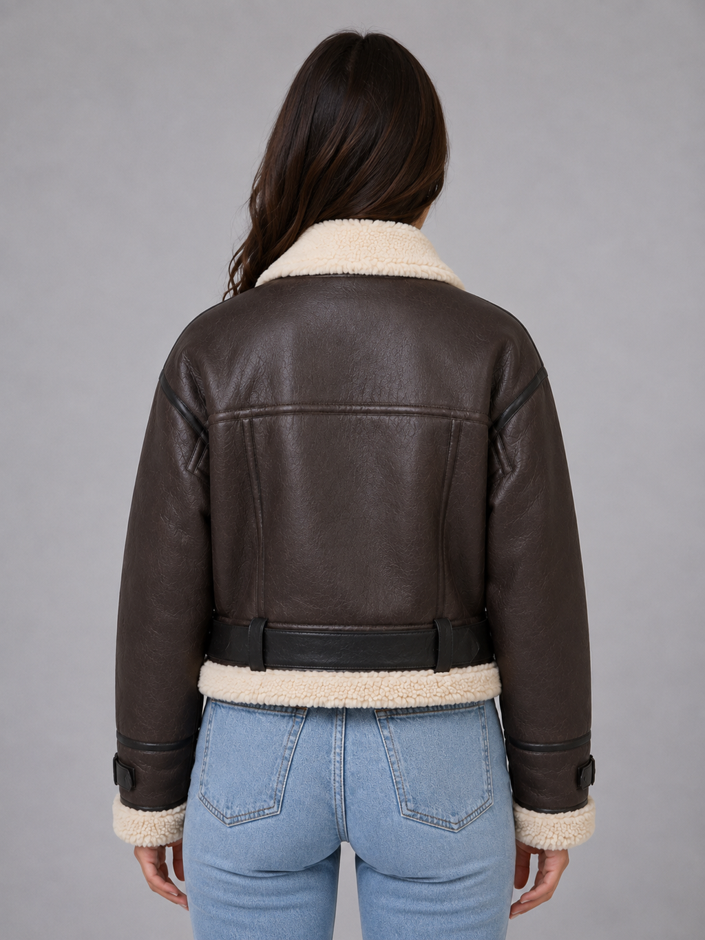 Bomber Jacket in Brown