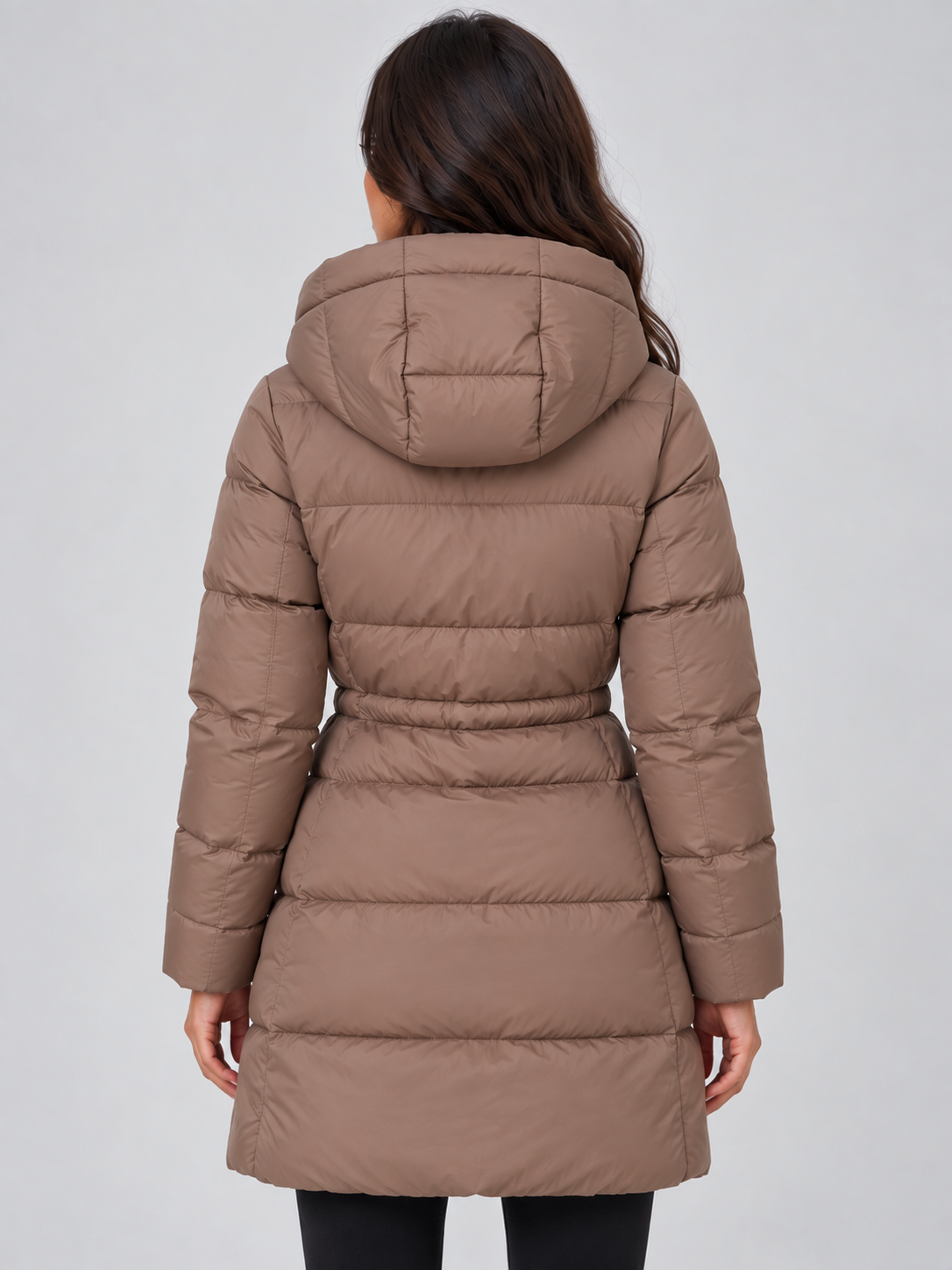 Puffer Jacket in Brown