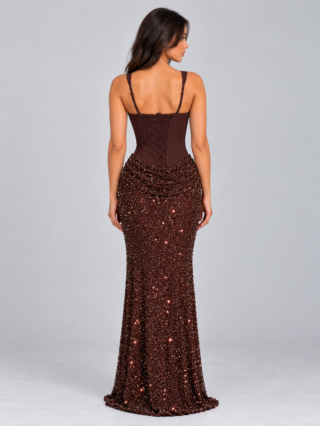 Dress in Brown
