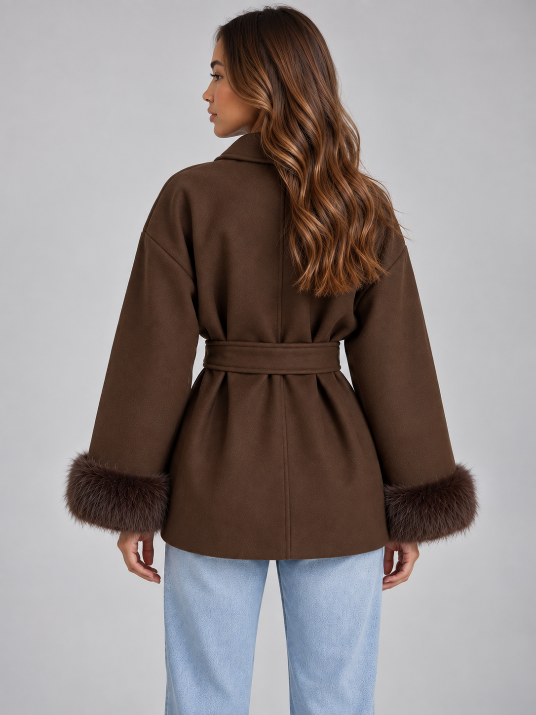 Coat in Brown