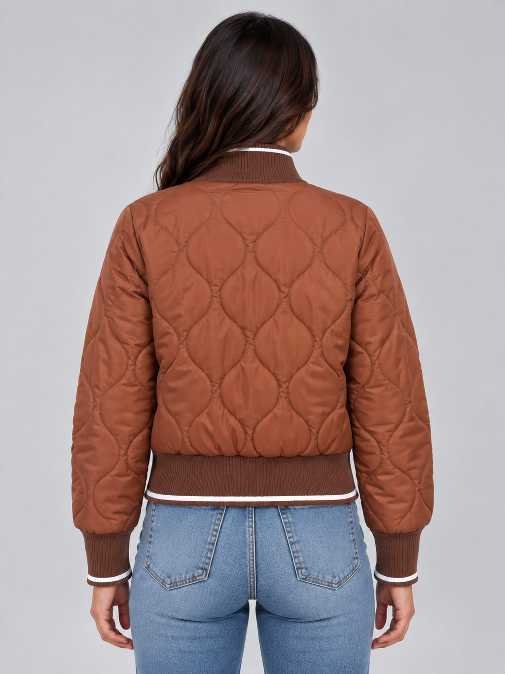 Bomber Jacket in Brown