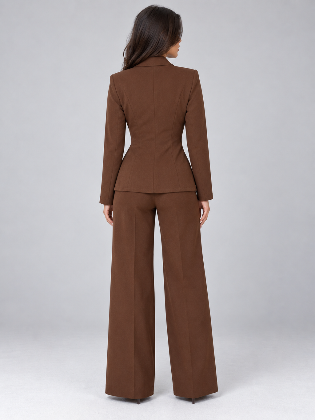 Pantsuit in Brown