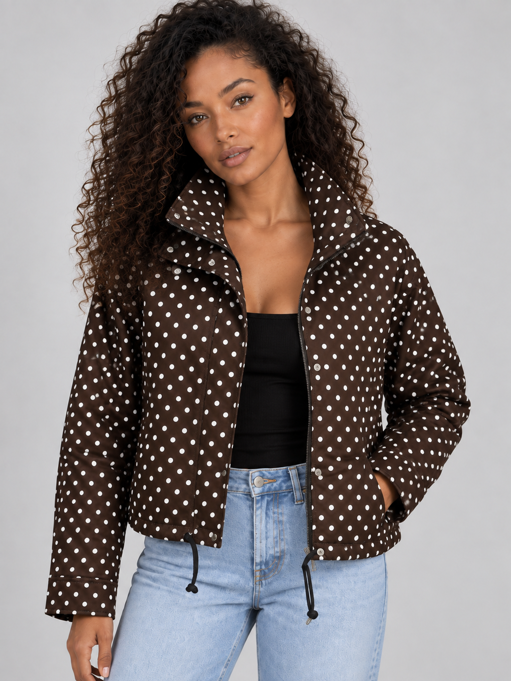 Jacket in Brown