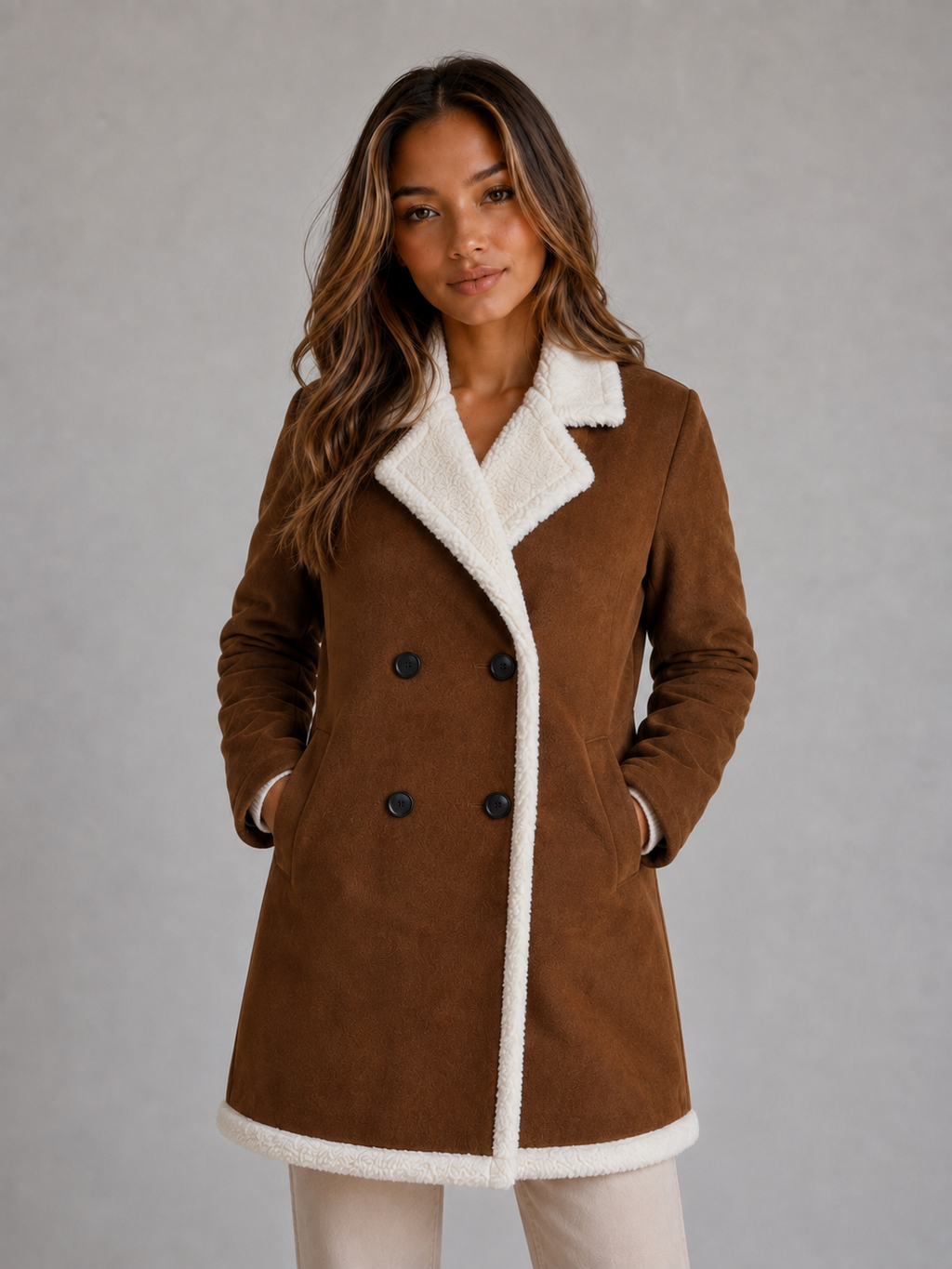 Coat in Brown