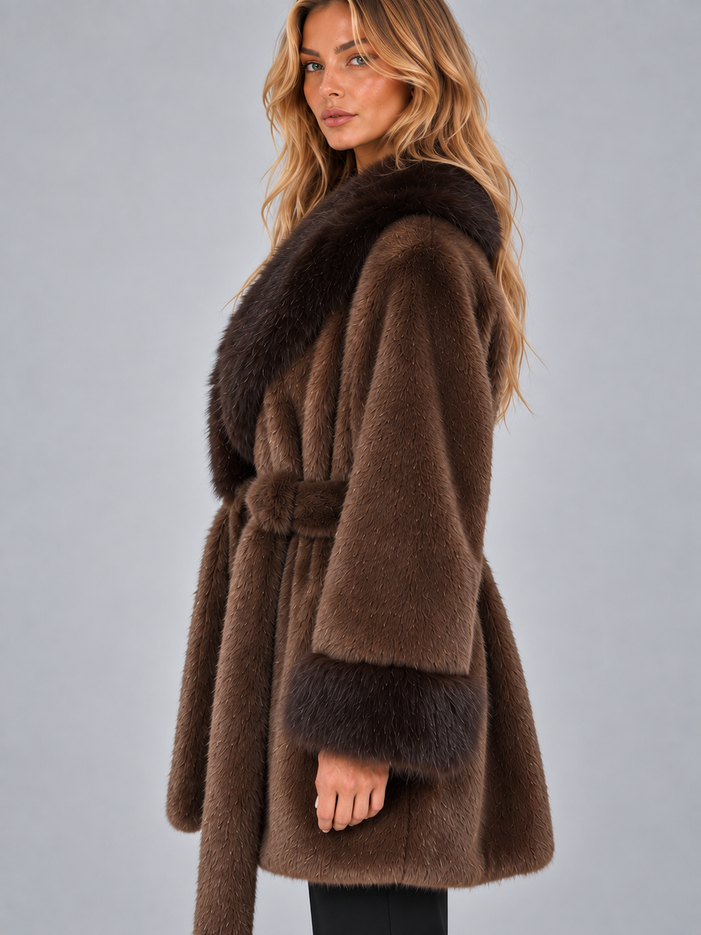 Coat in Brown