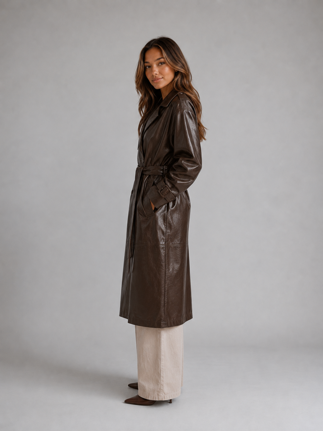 Coat in Brown