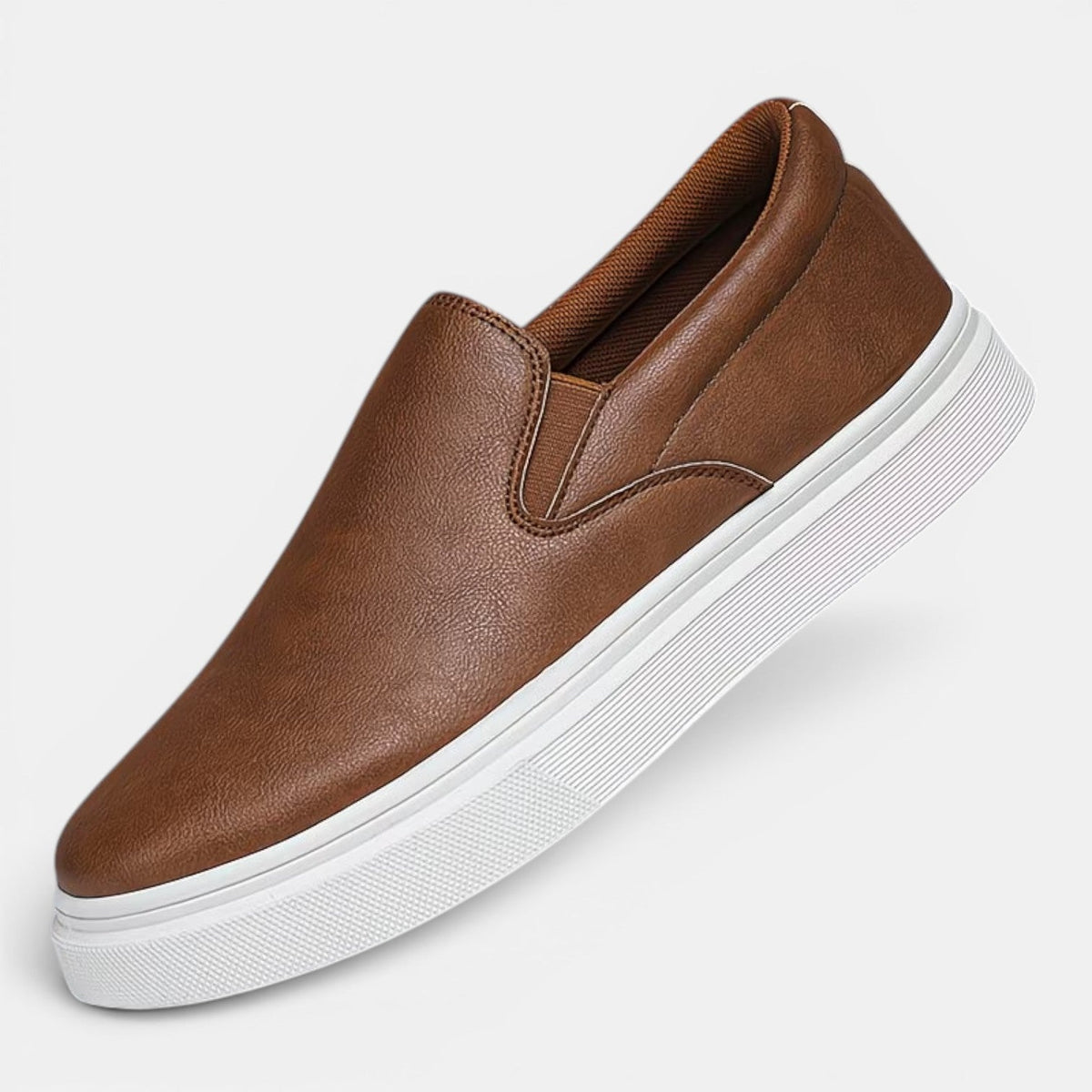 Slip-On Sneaker in Brown