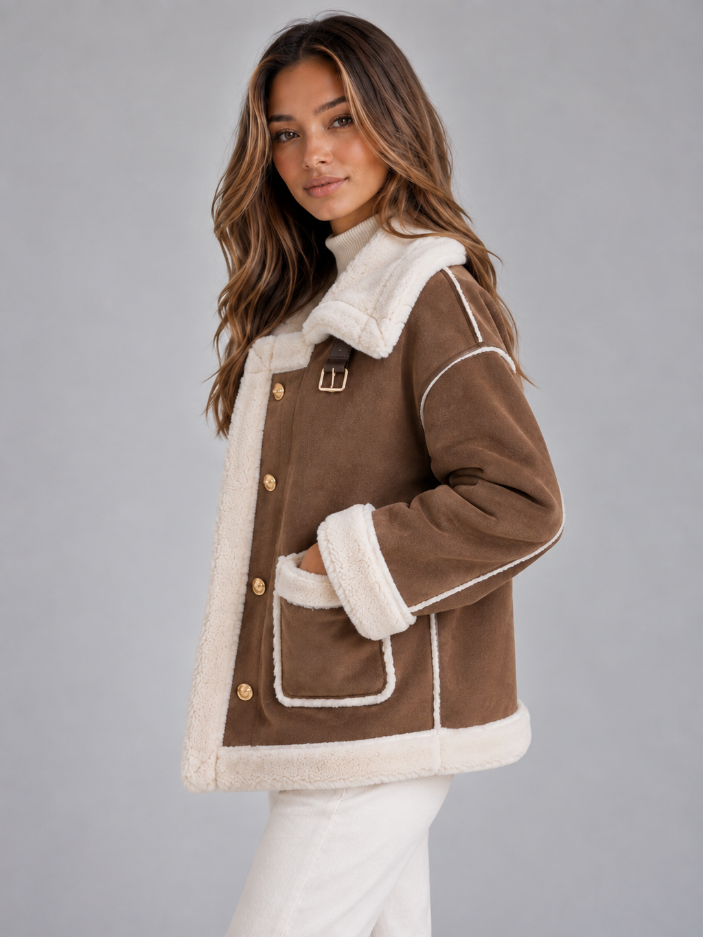 Jacket in Brown