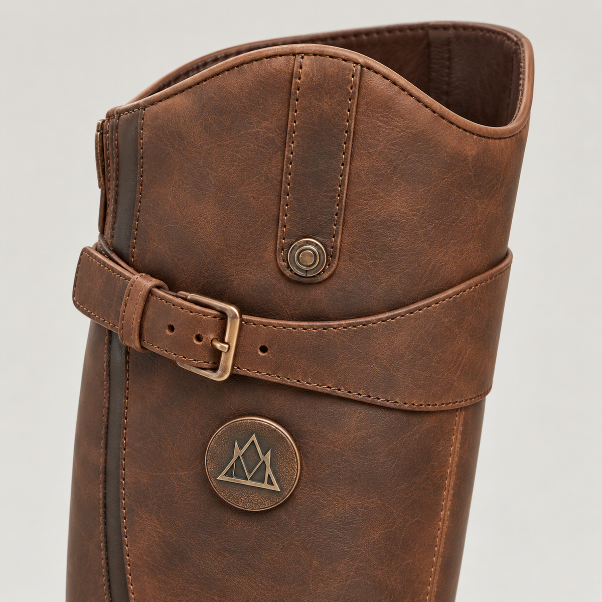 Knee-High Boots in Brown