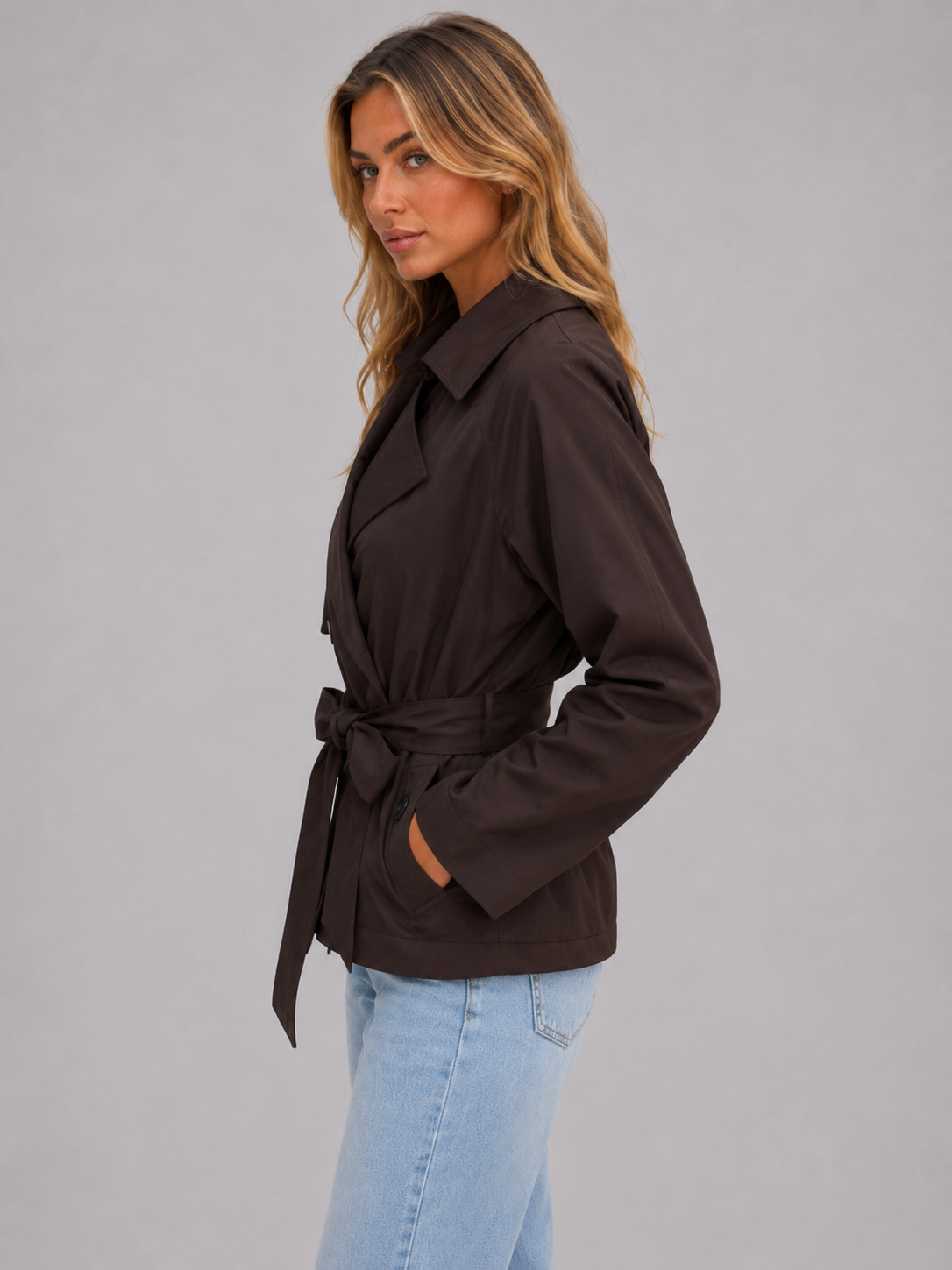 Jacket in Brown
