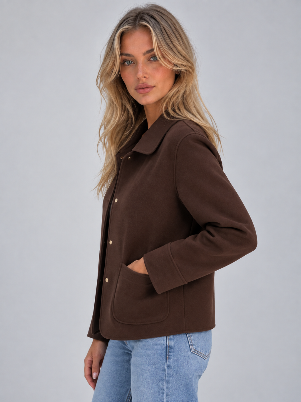 Jacket in Brown