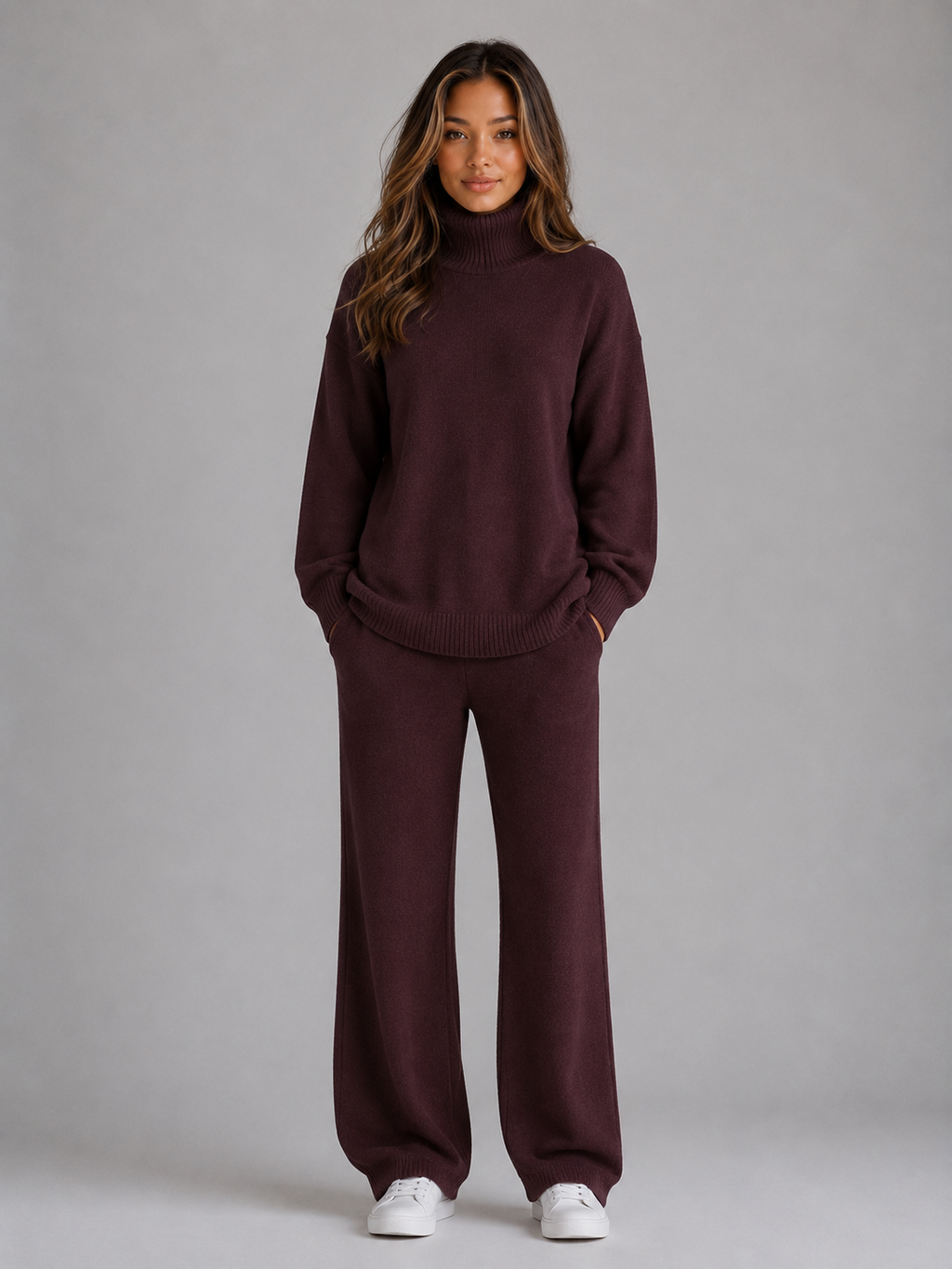 Lounge Set in Burgundy