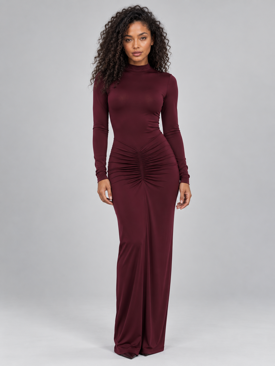 Dress in Burgundy