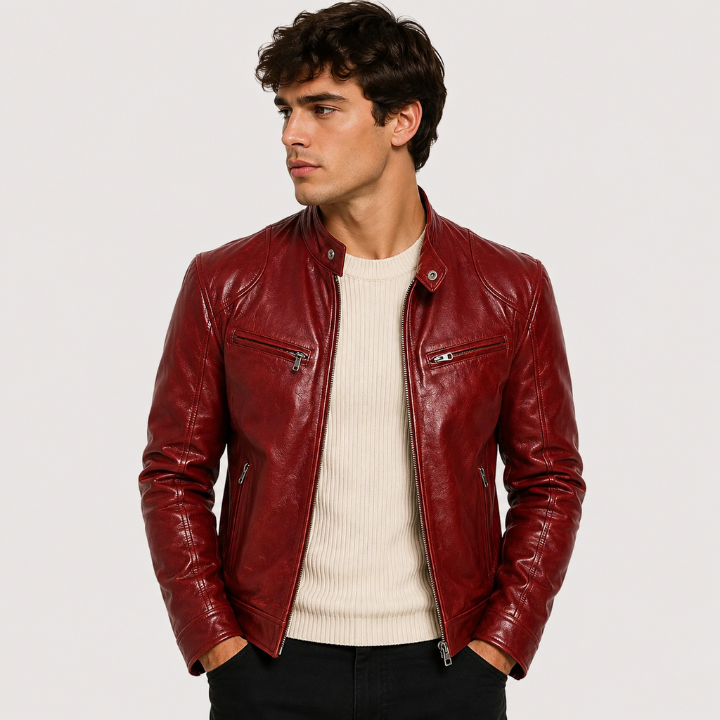 Jacket in Burgundy