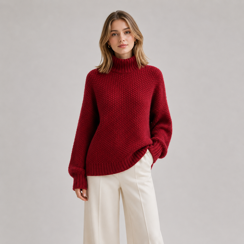 Sweater in Burgundy