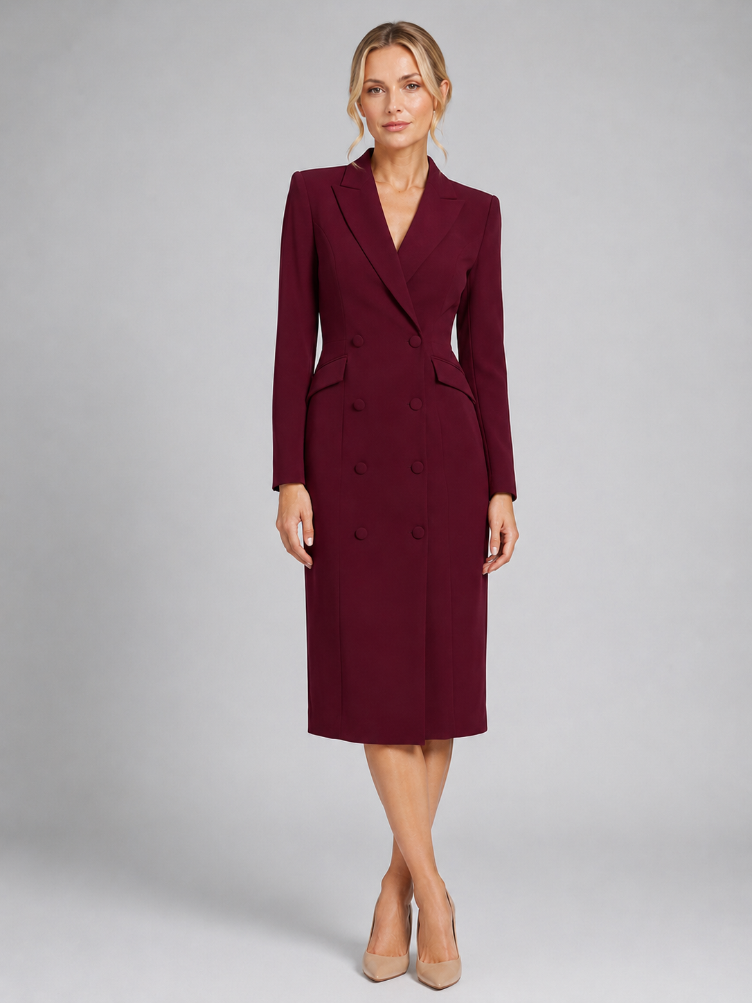 Dress in Burgundy