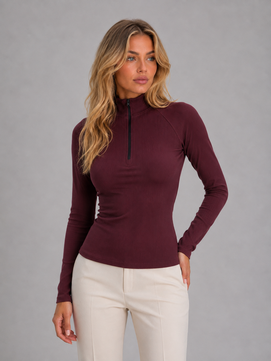 Top in Burgundy