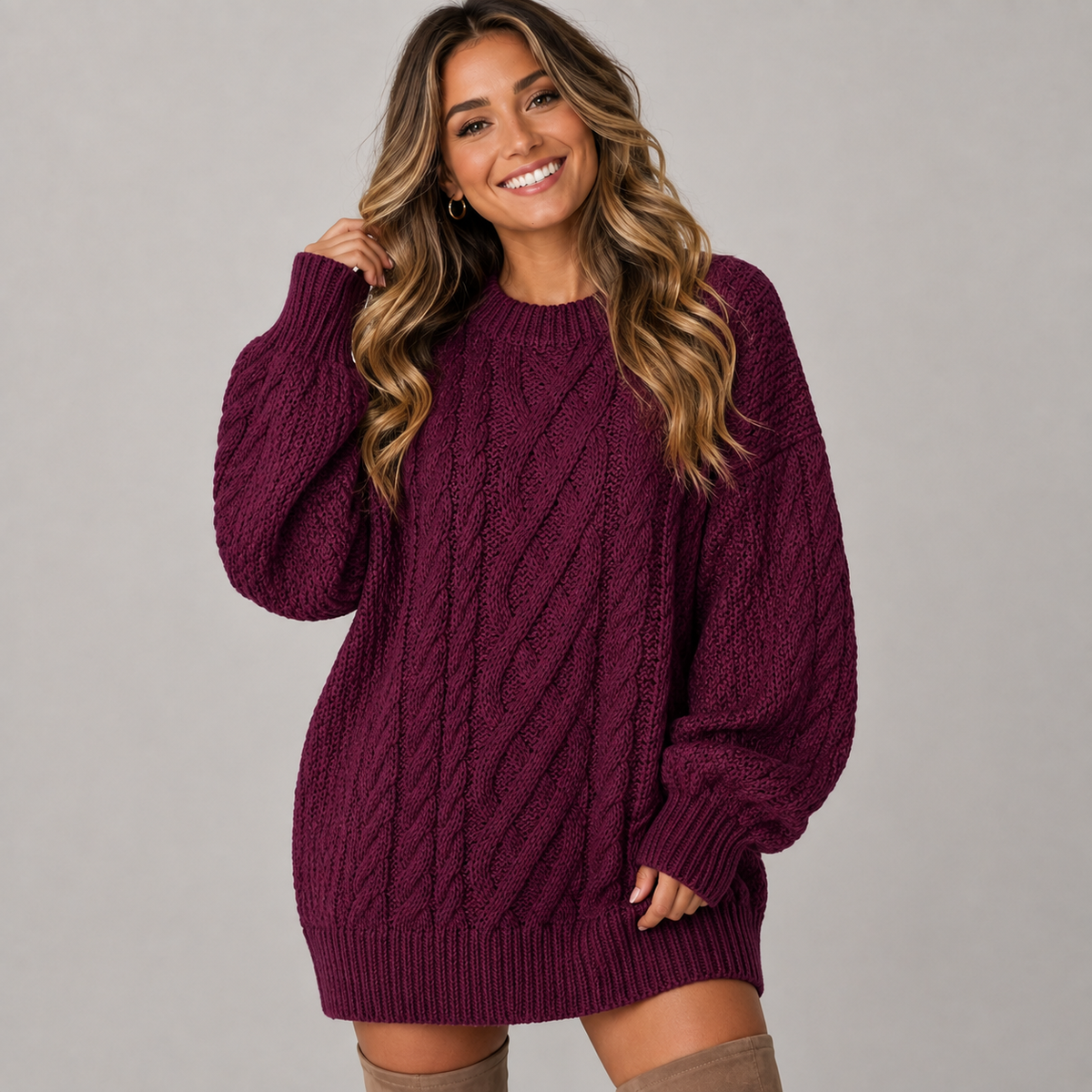 Dress in Burgundy