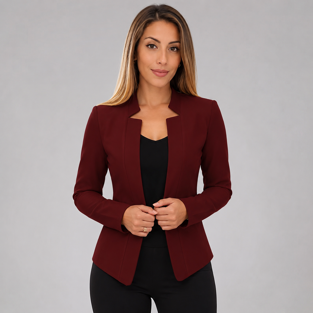 Jacket in Burgundy