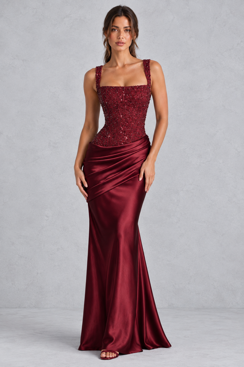 Dress in Burgundy