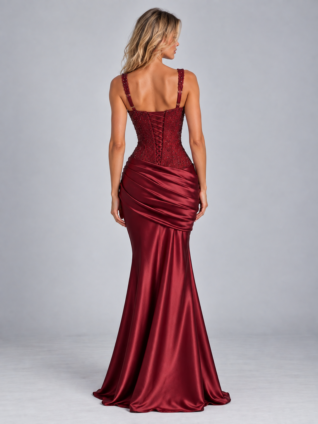 Dress in Burgundy