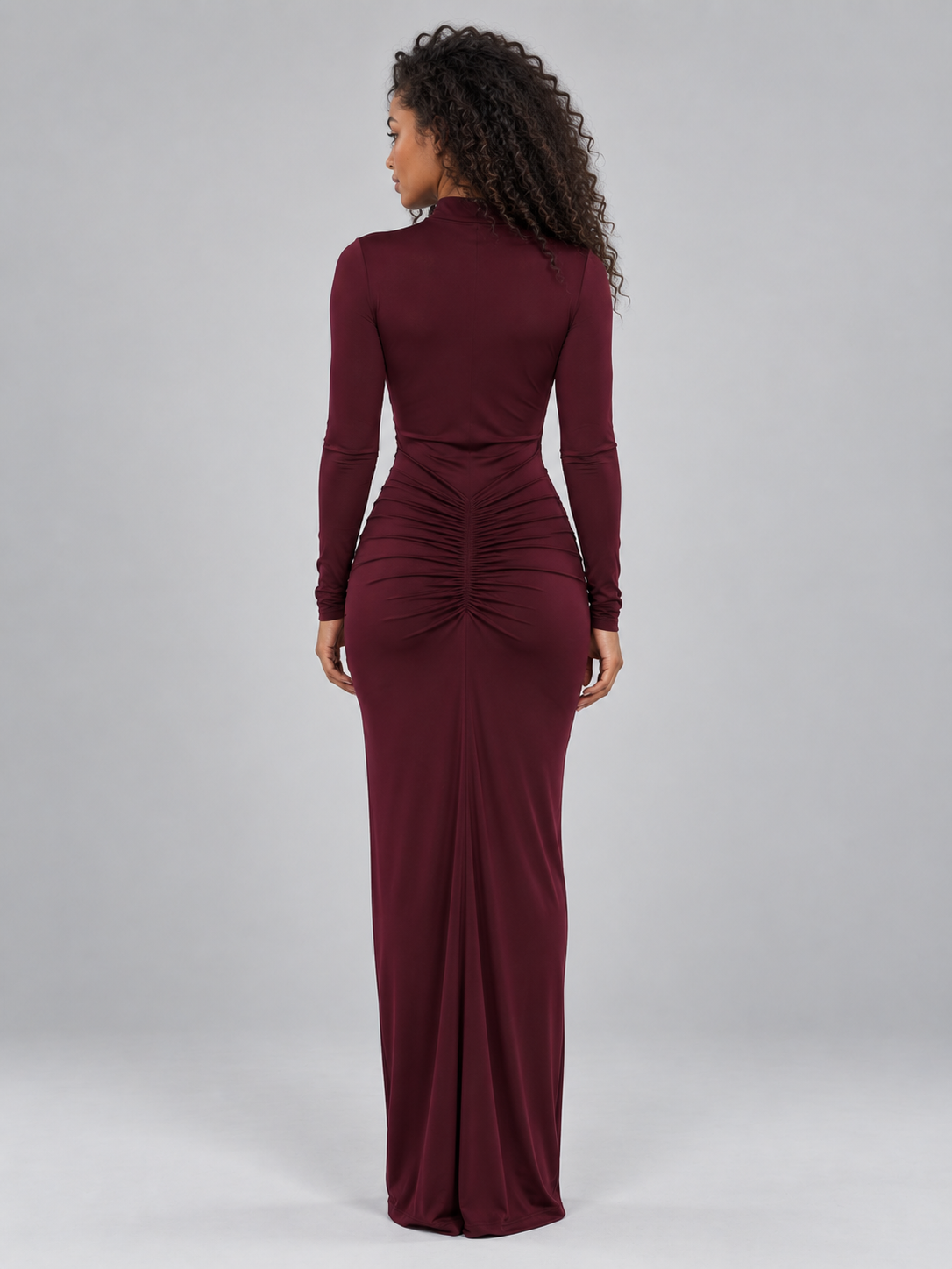Dress in Burgundy