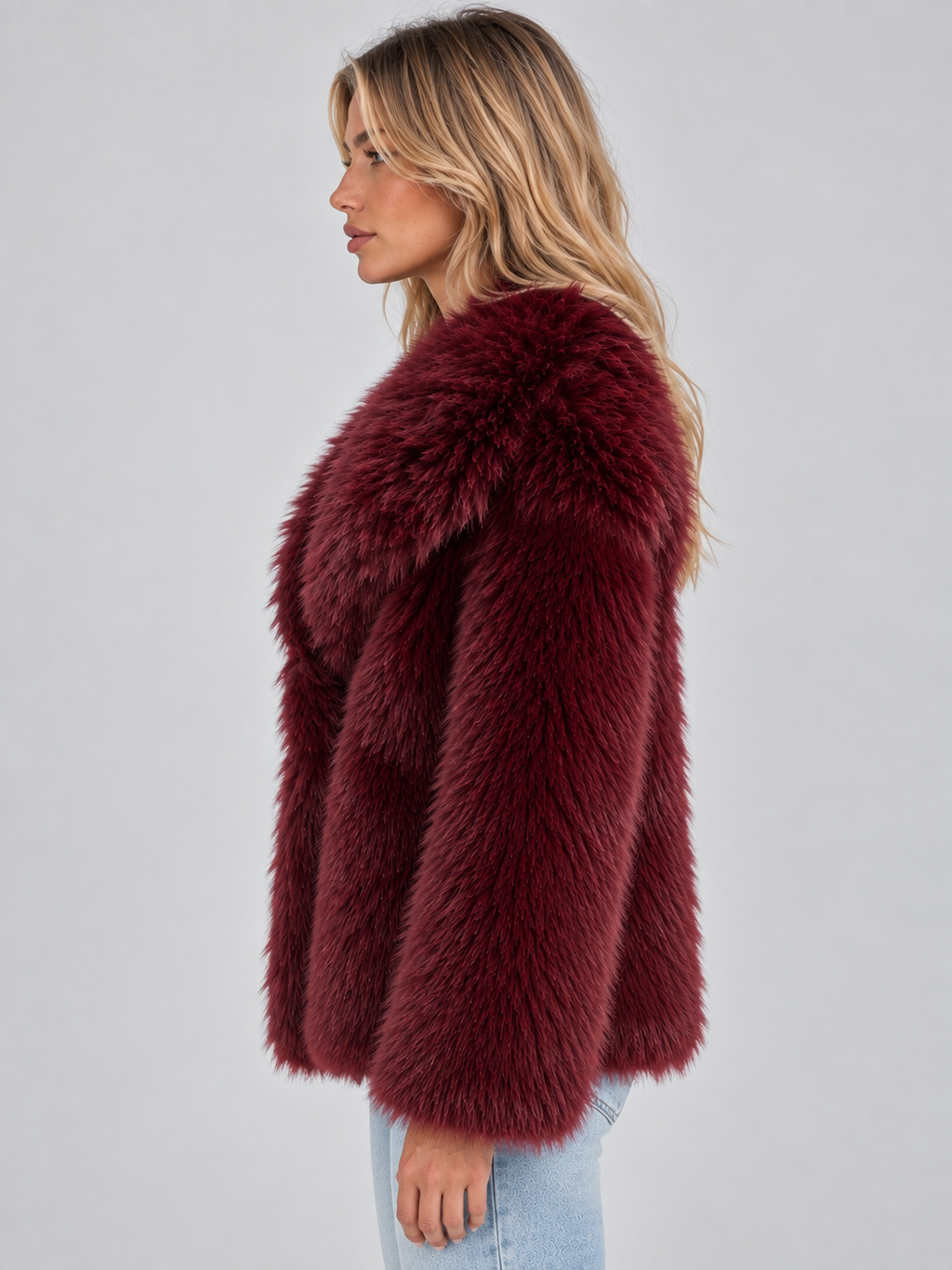 Jacket in Burgundy