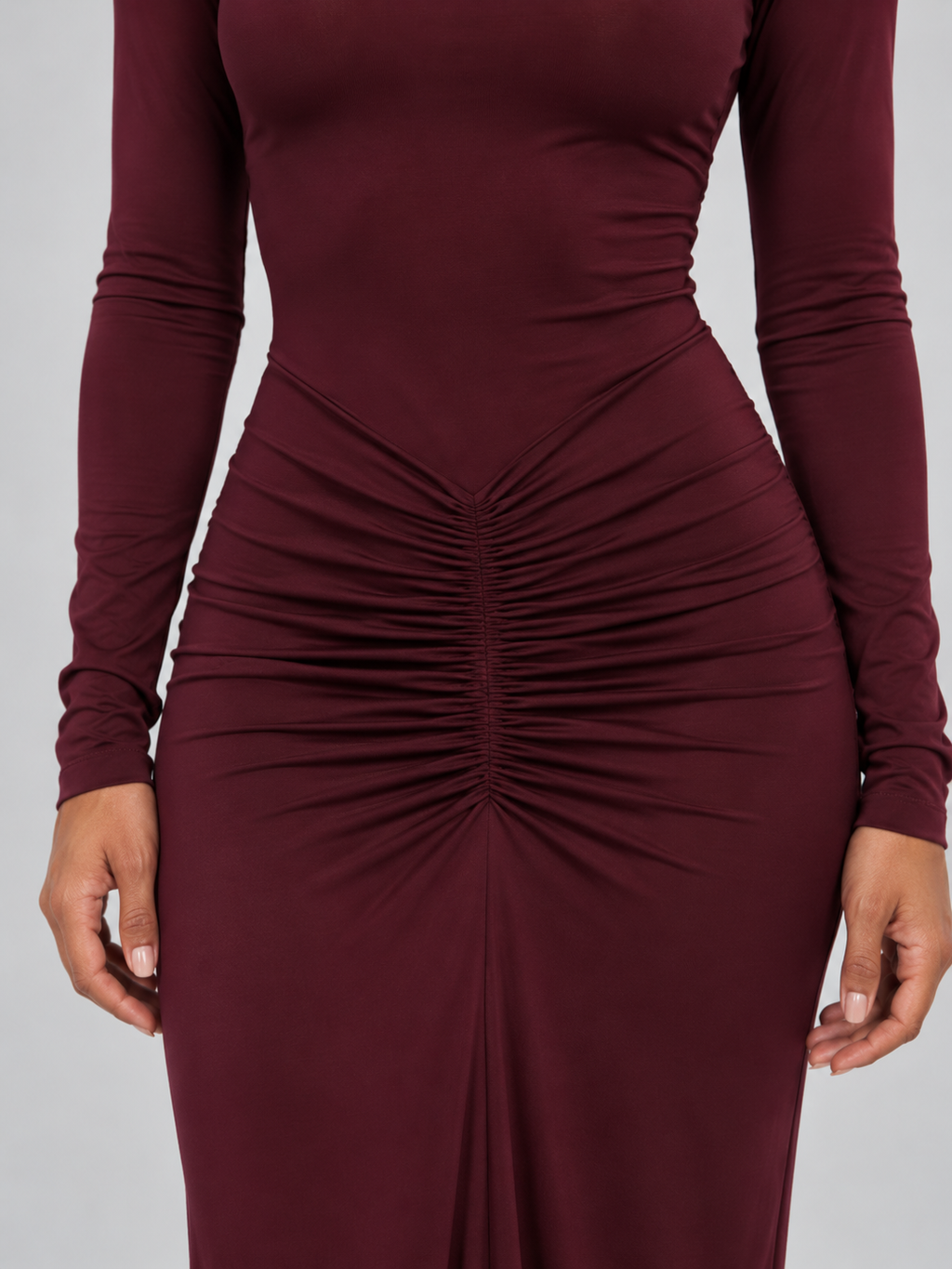 Dress in Burgundy