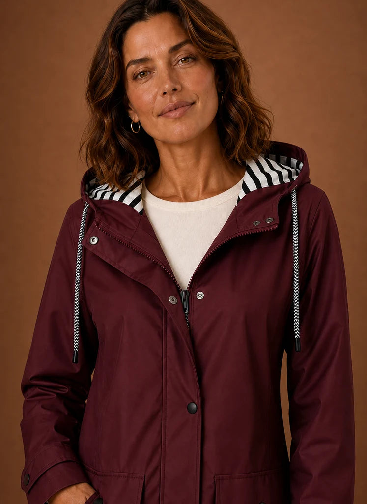 Women's Trench Coat - Hooded Fall/Winter Coat | Nero & Luya