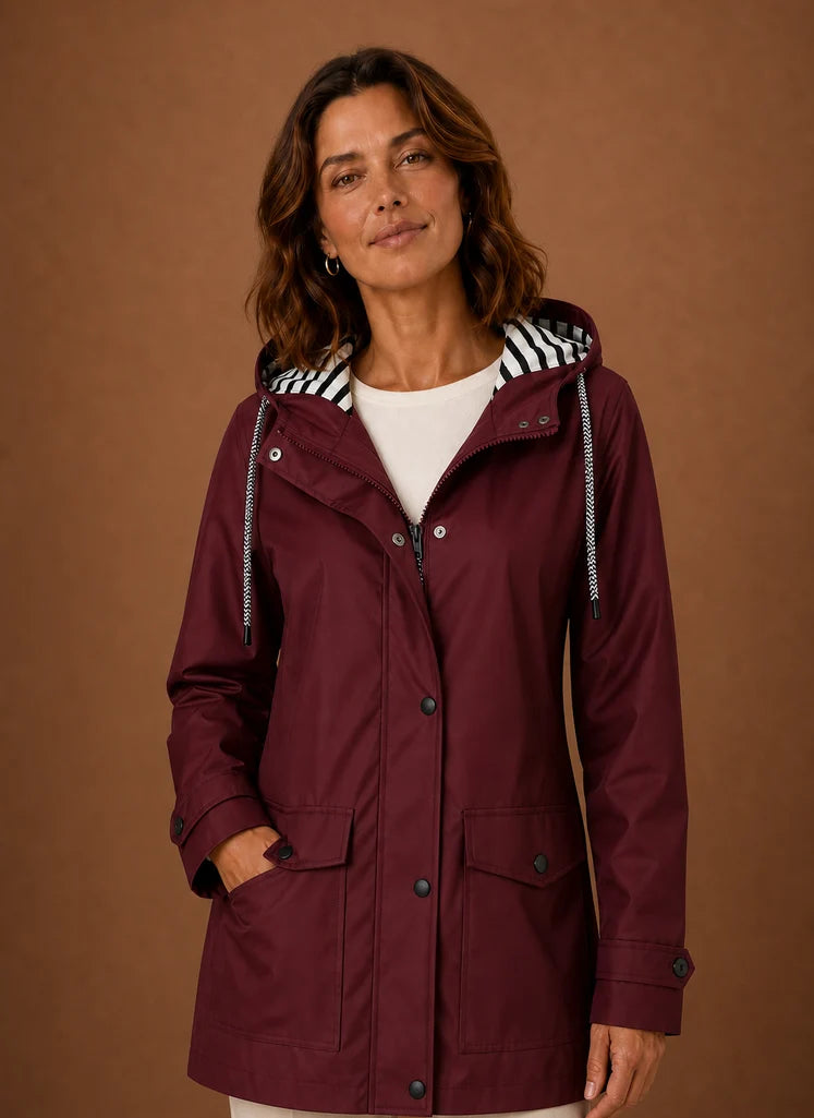 Women's Trench Coat - Hooded Fall/Winter Coat | Nero & Luya