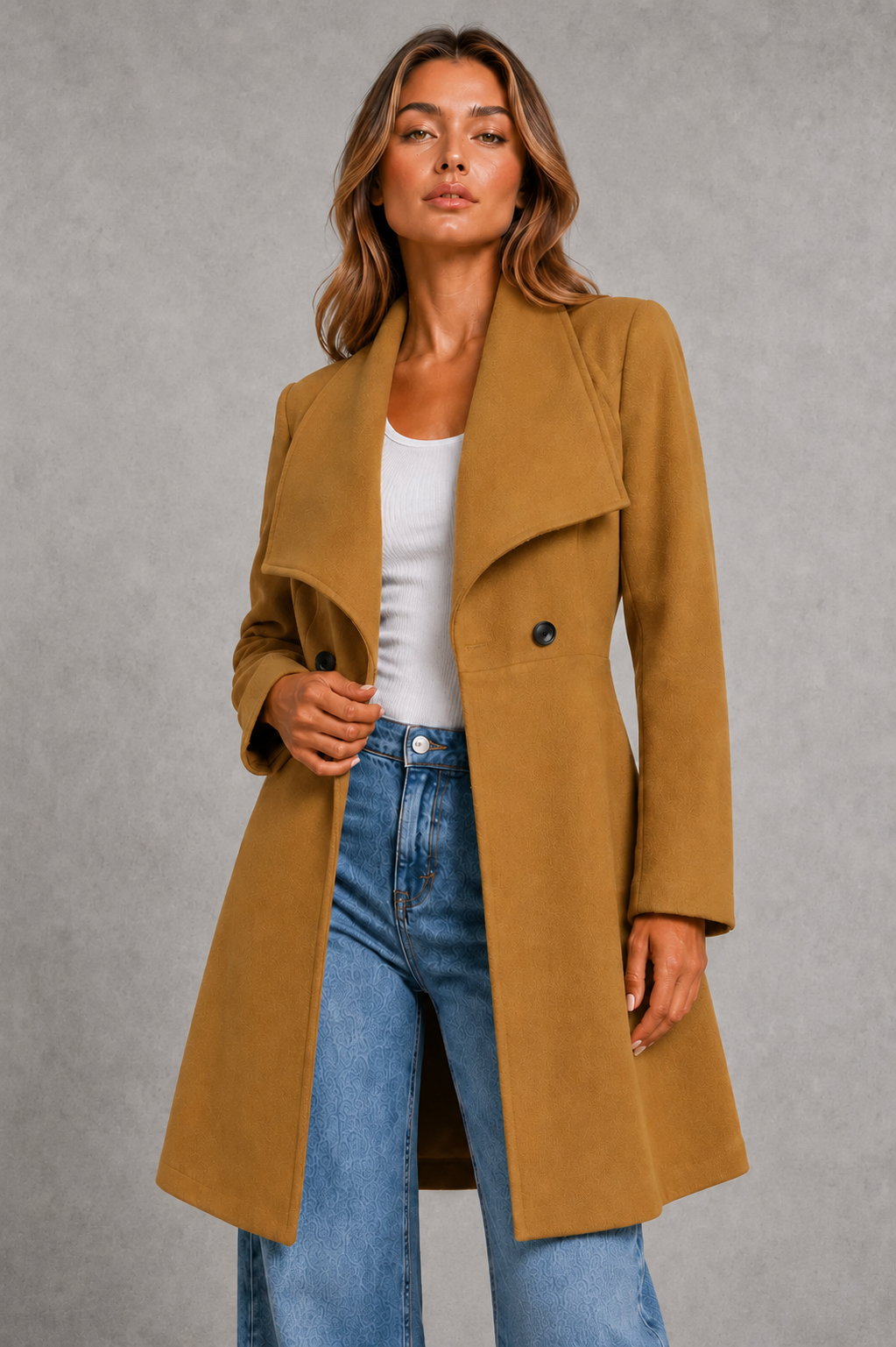 Coat in Camel