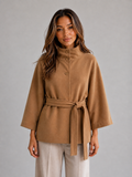 Cape Jacket in Camel
