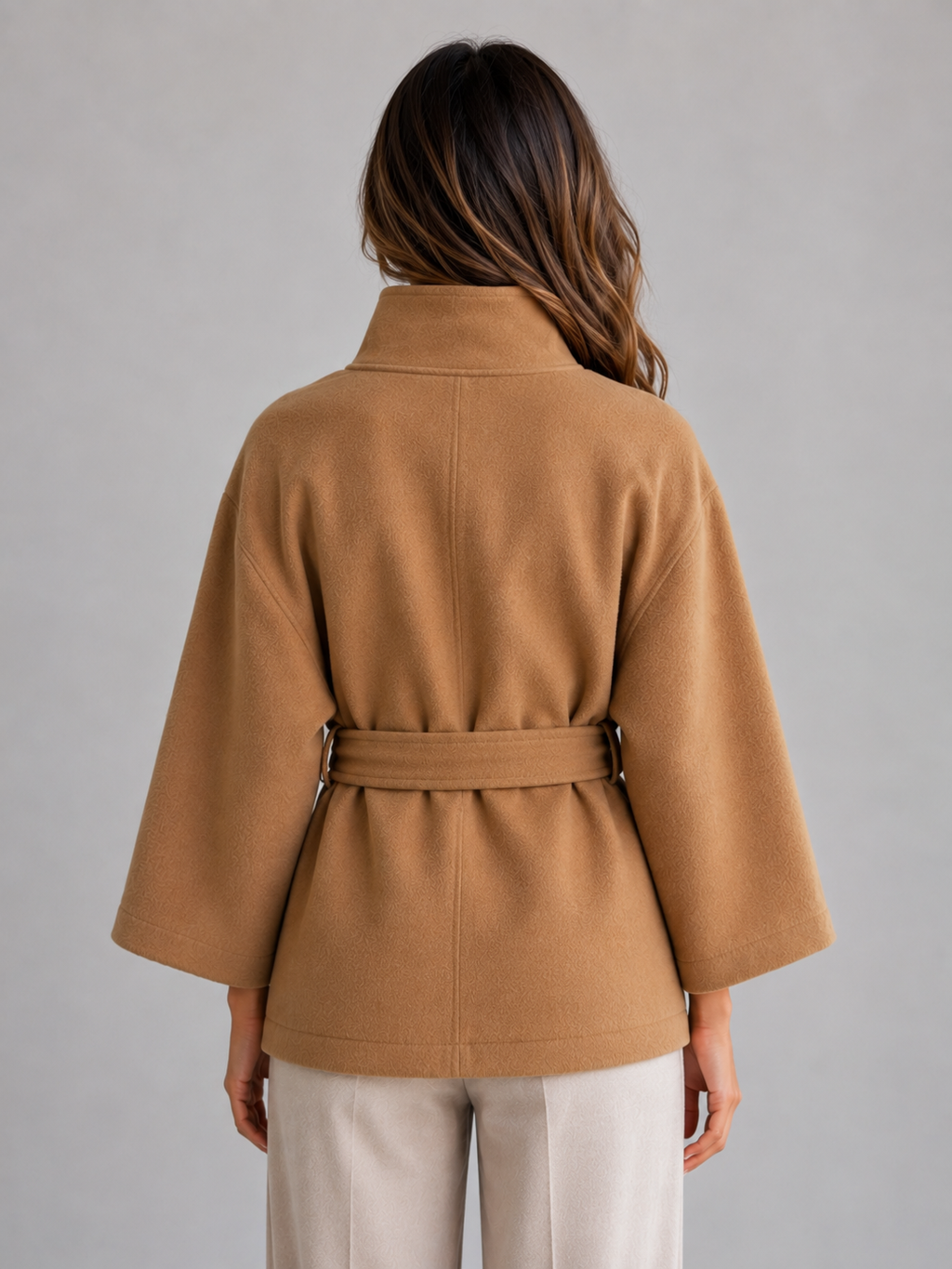 Cape Jacket in Camel