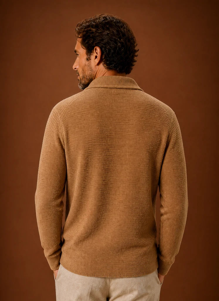 Men's Knit Cardigan Sweater | Nero & Luya