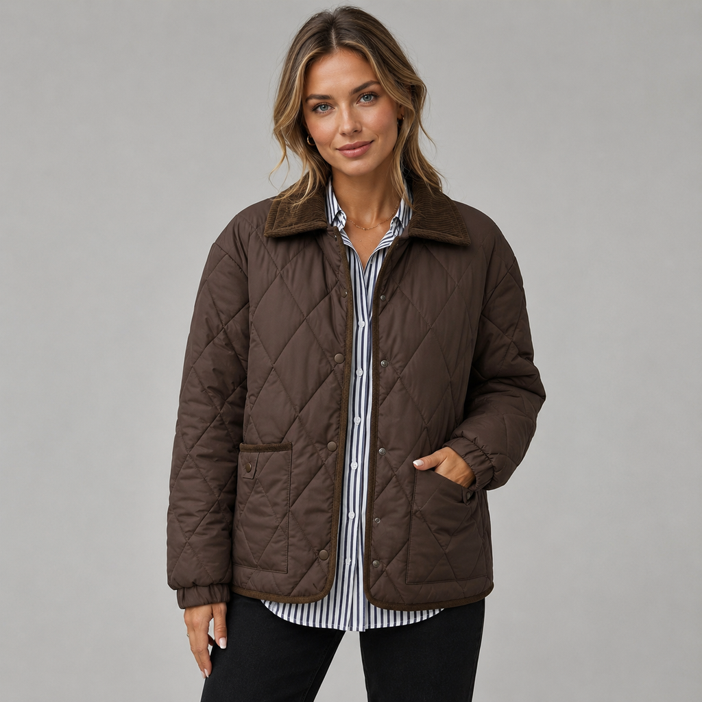 Jacket in Coffee
