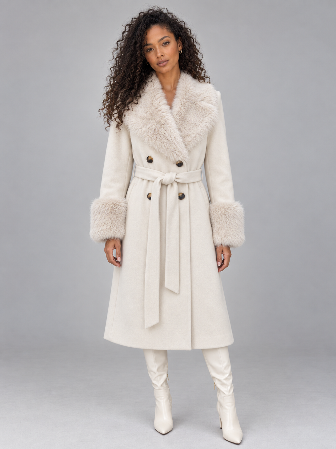 Coat in Cream