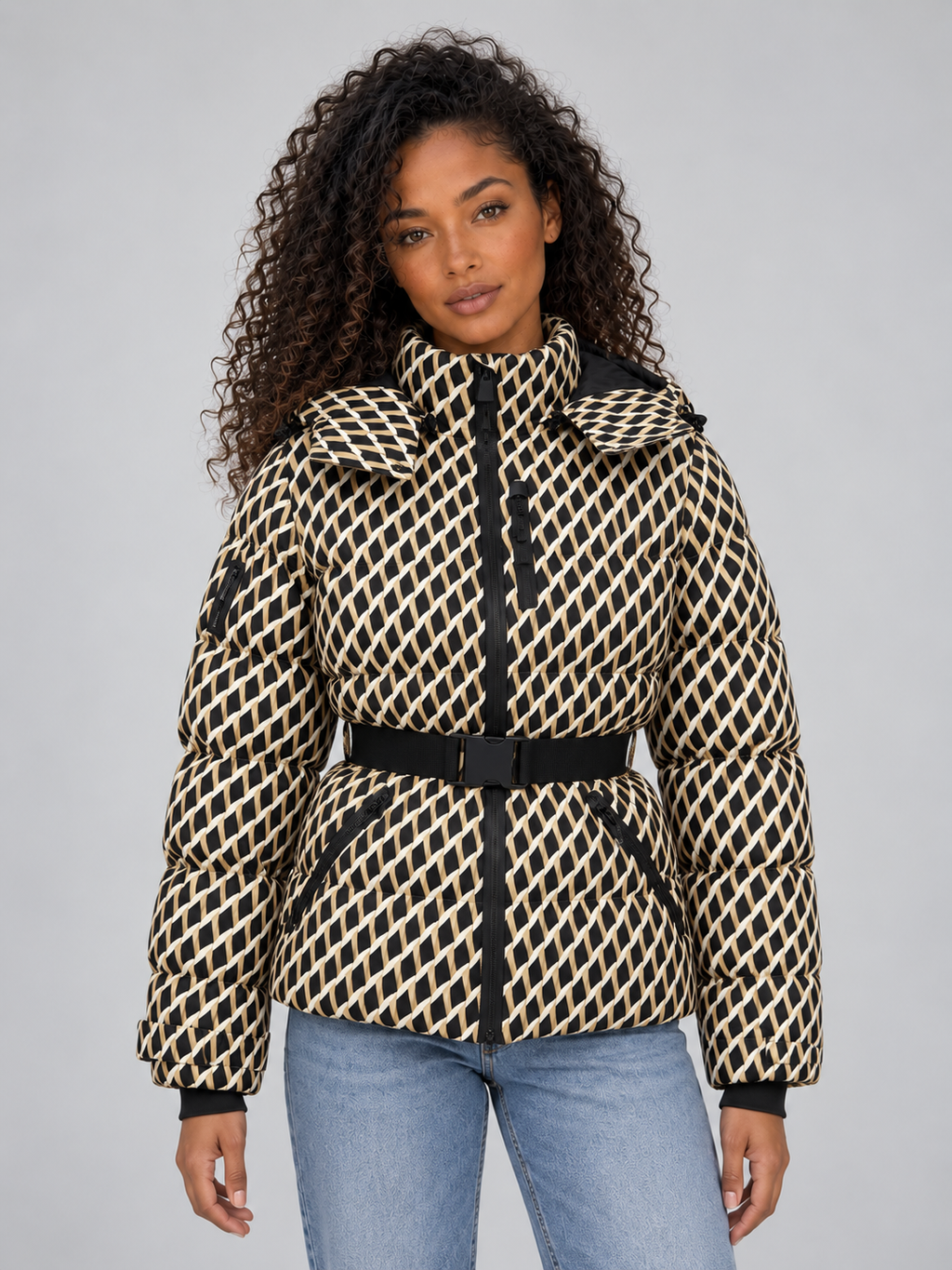 Puffer Jacket in Cream
