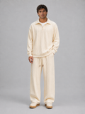 Two-Piece Knit Set in Cream