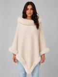 Cape Poncho in Cream