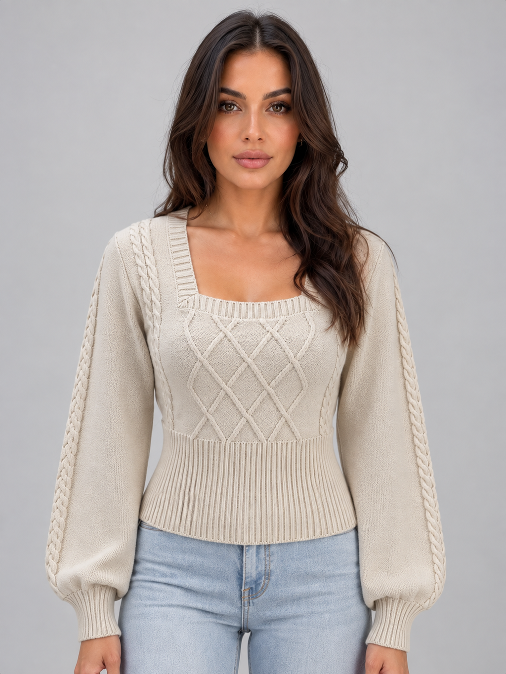 Sweater in Cream