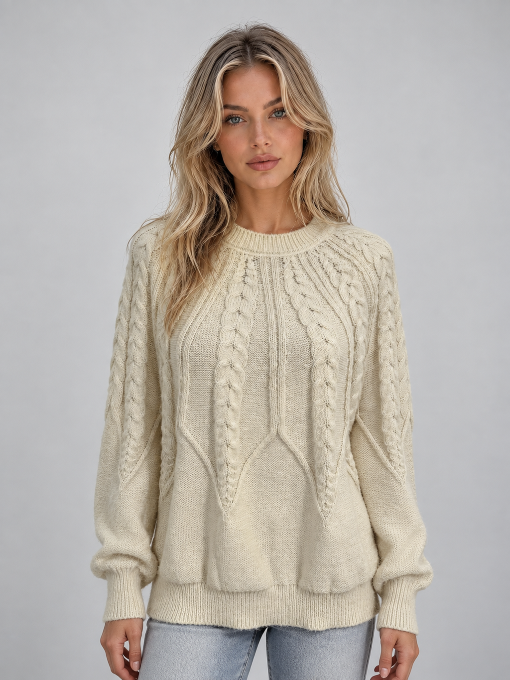 Sweater in Cream